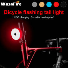 WasaFire Bicycle Light Mini LED Bike Tail Light USB Rechargeable MTB Taillight 5 Modes Cycling Helmet Backpack Rear Back Lamp 2024 - buy cheap
