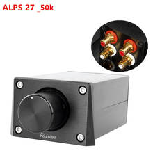 Пассивный предусилитель Потенциометр регулировки громкости для усилителя мощности, аудиоконтроллер ALPS27/16 RCA вход/выход FV3 2024 - купить недорого