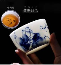Jingdezhen ceramic tea cup hand-painted kungfu tea set master cup single small   tea bowl cup 2024 - buy cheap