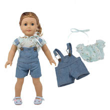 New Denim suit Fit For American Girl Doll 18 Inch Doll Clothes , Shoes are not included. 2024 - buy cheap