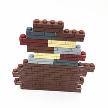 Bloques de construcción creativos para niños, juguete de ladrillos para armar Pared de 1x4, de 0,1 kg/bolsa, Compatible con Lego Size 2024 - compra barato