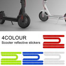 4pcs Electric Scooter Reflective Sticker For Xiaomi Mijia M365 Pro Reflector For Safety Night Riding Cycling Adult Scooter Parts 2024 - buy cheap