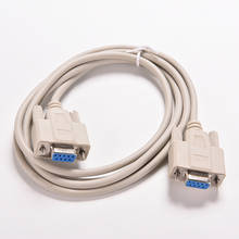 1Pcs 1.5M Serial RS232 Female to Female Null Modem Cable DB9 FTA Cross Connection 9 Pin COM Data Cable Converter Extension Cord 2024 - buy cheap