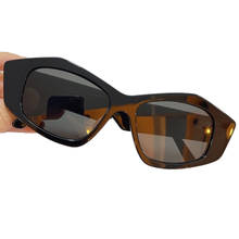 Óculos de sol pequenos, óculos de sol unissex, design de marca vintage, preto com caixa uv400, óculos de sol 2024 - compre barato