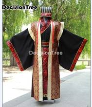 2021 мужской костюм Китайский традиционный одежда новинки детской одежды в стиле ханьфу, величественные premier Императорский принц показать косплэй костюм халат 2024 - купить недорого