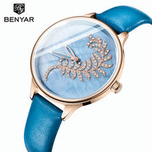 New BENYAR Women Watches Fashion Quartz Ladies Watches Top Brand Luxury Gold Watch Creative Wristwatch Lady Clock Zegarek Damski 2024 - buy cheap