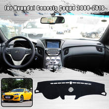 Car Dashboard Cover Dash Mat for Hyundai Genesis Coupe 2008-2016 Auto Non-slip Sun Shade Pad Carpet 2024 - buy cheap