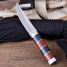 6.22'' Fixed Blade Hunting Knife With Sheath Camping Survival Tactical Knife 440C Blade Pocket Outdoor Straight Knives EDC Tools 2024 - buy cheap