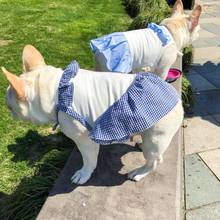 Dog Clothes for Small Dogs Summer Dress for Yorkie Plaid Princess Dress for Chihuahua French Bulldog Pet Costume Puppy Clothing 2024 - buy cheap