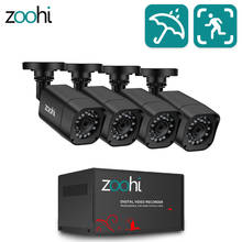 Система наружного видеонаблюдения Zoohi, AHD, 720P, DVR, комплект видеонаблюдения, водонепроницаемый, для дома, система видеонаблюдения, HDD, P2P, HDMI 2024 - купить недорого