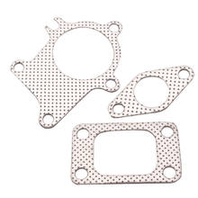 Universal T3/T4 Turbo 5 Bolt Turbocharger Downpipe Gasket Combo Kit For Garrett 2024 - buy cheap