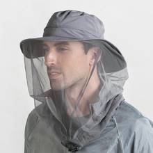 WZCX Anti-Mosquito Mesh Sun Protection Fisherman'S Hat Outdoor Fashion Summer Unisex Collapsible Fishing Hat Basin Cap 2024 - buy cheap
