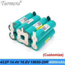 Turmera-Batería de soldadura 4S2P, 14,4 V, 16,8 V, INR18650-20RM, 4000mAh, 20A, para destornillador de 16,8 V, Shrika y uso de aspiradora 2024 - compra barato