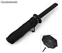 New Arrival Samurai Katana Shape Umbrella Designed with Comfortable Samurai Sword Handle (Black) 2024 - buy cheap