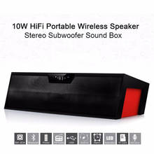SDY019 Wireless Bluetooth Speaker 10W Portable Stereo Subwoofer HiFi Speaker SD Card Player Home Smart Portable Speaker 2024 - buy cheap