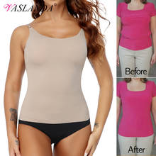 Women Shapewear Tops Waist Trainer Tummy Control Body Shaper Shaping Tank Top Slimming Underwear Seamless Compression Camisoles 2024 - купить недорого