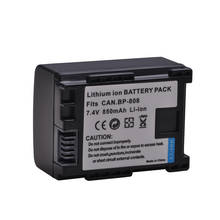 Batería de iones de litio para cámara CANON, Pila de BP-808 BP808 BP 808, para HG31, XA10, HF20, HF10, HF100, HF100E, HG21, HG20, HFS200, HFS21, HF20, 1 unidad 2024 - compra barato