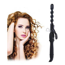 Electric Pro Bead Hair Curling Iron Wand Hot Tool Fast Heater Ceramic Curler Style Barbershop Salon Hairstyle Wave Roller Tongs 2024 - buy cheap