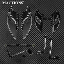 Motorcycle Passenger Driver Floorboards Pedal Shift Linkage Lever & Shift Pegs Brake Arm Kit Set For Harley Touring 2014-Up 2024 - buy cheap