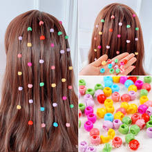 80 pçs bonito doces cores de plástico hairpins cabelo tranças fabricante grânulos mini garra de cabelo clipes para mulheres meninas headwear acessórios de cabelo 2024 - compre barato