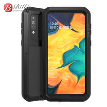 Capa armadura de metal para celulares samsung galaxy a40s, antichoque, à prova de sujeira, resistente à água, case, celular 2024 - compre barato