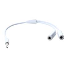 Cable adaptador divisor de alambre, 3,5mm, blanco 2024 - compra barato