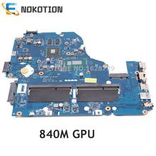 NOKOTION NBV9P11001 NBMLB11002 For acer aspire E1-572G laptop motherboard Z5WAH LA-B162P I3 CPU 840M GPU full test 2024 - buy cheap