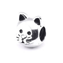 Genuine 925 Sterling Silver Curious Cat Charms Beads for Jewelry Making Fits Women Original DIY Bracelets DIY Jewellery Berloque 2024 - buy cheap