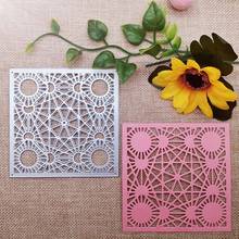 New Metal Cutting Dies Scrapbooking lace square DIY Album Paper Card Craft Embossing stencil Dies 100*100mm 2024 - buy cheap