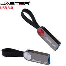 Jaster pendrive de metal, usb 3.0, 4 cores, 4gb, 8gb, 16gb, 32gb, 64gb, 128g, disco em u, logotipo personalizado 2024 - compre barato