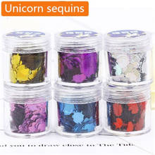 Unicorn sequins Filler Fluffy Polymer Slime Box Toys For Children Charms Lizun Modeling Clay DIY Kit Accessories Kid Gift 2024 - buy cheap