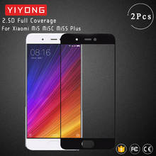 YIYONG полное покрытие стекло для Xiaomi Mi 5S Plus закаленное стекло для Xiomi Mi5S Plus Защита экрана для Xiaomi Mi5 S Mi Mi5s стекло 2024 - купить недорого