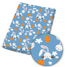 Polyester Cotton Fabric Sheet For Sewing Cloth Fabrics Cartoon Rabbit Printed DIY Dress Needlework Handmade Craft 45*145cm/pc 2024 - buy cheap