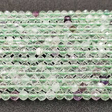 Pedra natural fluorite verde facetado grânulos frouxos fino fluorite verde para diy pulseiras colares brincos acessórios de jóias 2024 - compre barato