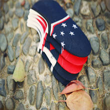 Calcetines invisibles de algodón para hombre, medias de colores de la bandera nacional, individuales, 426 2024 - compra barato