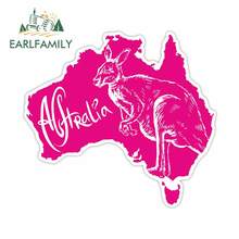 EARLFAMILY-calcomanía de parachoques de bandera de Australia, pegatina para coche JDM impermeable, mapa de canguro, accesorios de estilo de coche, 13cm x 11,5 cm 2024 - compra barato