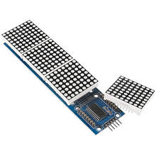 MAX7219 Dot Matrix Module Red Light for Arduino Microcontroller Raspberry Pi 4 in 1 Display with 5pin Dupont Line 2024 - buy cheap