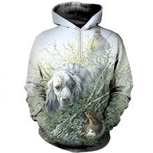 Dog Hunting 3D All Over Printed Hoodies Autumn Unisex Casual Sweatshirt Fashion Jackets 2024 - buy cheap