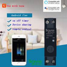 TUYA WiFi Circuit Breaker SMART Remote Control by Tuya Voice works With  Alexa and Google Home 18mm Din Rail RDCBC1P 2P 2024 - buy cheap