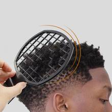 Afro Comb Practical Double Ended ABS Men Curly Hair Pick for Bathroom Hairdressing Tool Salon Barbers Mesh Comb 2024 - buy cheap