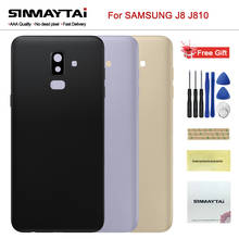 For Samsung Galaxy J8 2018 J810 J810F SM-J810F Housing Battery Door Rear Back Cover Case Chassis Shell J810FN Replacement 2024 - buy cheap