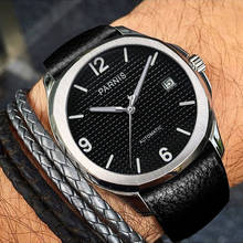 Parnis-Reloj de pulsera automático minimalista para hombre, Miyota cronógrafo mecánico de cristal de zafiro, regalo masculino 2024 - compra barato