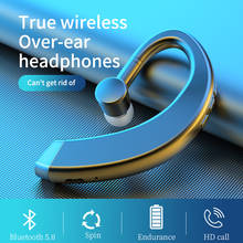 Ear Earphone Stereo Bass Bluetooth-compatible 5.0 Headset Handsfree Earloop Wireless Earpiece With Sports Headset Business 2024 - купить недорого