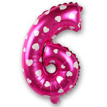 40 Inch Heart Shaped Pink New Year Wedding Festival Decoration Digital Aluminum Foil Balloon Large Digital Aluminum Foil Balloon