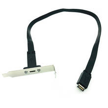 Cables de ordenador h11z 0,3 m 0,5 m USB3.1 Panel frontal tipo E macho a USB-C tipo C cable adaptador de Cable de extensión hembra 2024 - compra barato