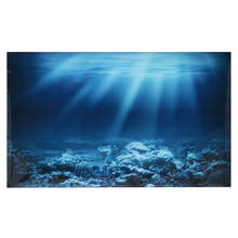 Aquarium Background Sticker Fish Tank Wallpaper Coral Reef Aquarium Poster Decal 2024 - buy cheap