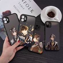genshin impact zhongli Hot game Phone Cases matte transparent  For iphone 7 8 11 12 plus mini x xs xr pro max cover 2024 - buy cheap