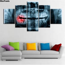 Panoramic Dental X Ray 5 Pieces Modern Canvas Painting Oil Print Poster HD Picture For Living Room Office Home Decoration 2024 - buy cheap