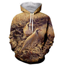 Hunting Partridge Bird Fashion Long Sleeves 3D Print Zipper/Hoodies/Sweatshirts/Jacket/Men/women tops dropshipping 2024 - buy cheap