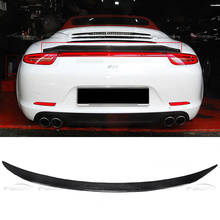Carbon Fiber Trunk Rear Spoiler Wing Lip Boot For Porsche Carrera 911 991 991.1 991.2 2015-2018 2024 - buy cheap